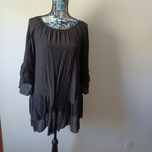 Sassy bling blouse tops